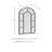 Sulser Metal Window Pane Wall Mirror