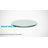 28 Inch Round Clear Tempered Glass Table Top with 1/2" Thick Beveled Polished Edges for Dining, Coffee Table, or Office Use-1781876219