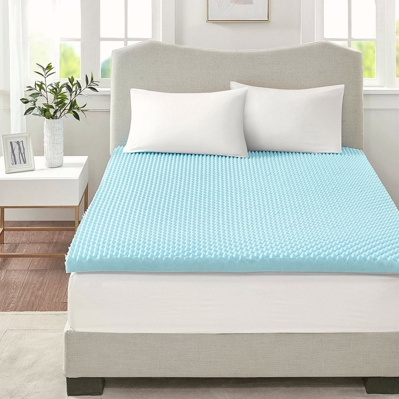 Surmatelas hypoallergénique réversible toutes saisons, Très grand californien, 10.1"