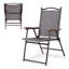 Ensemble de 2 chaises de patio pliantes à dossier en toile-60265811