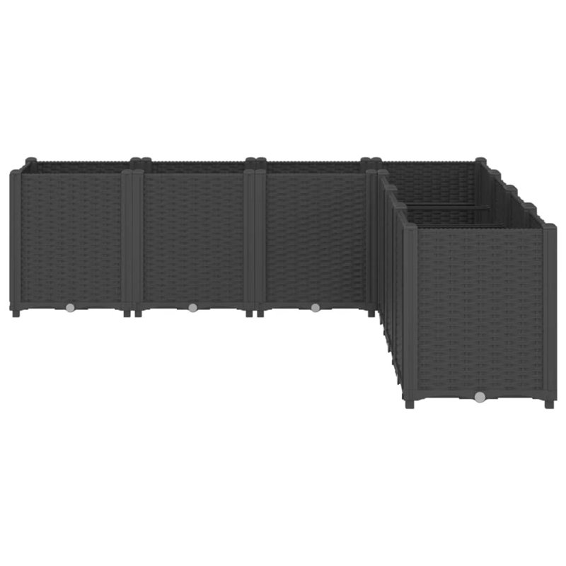 Munir Planter Box, Black