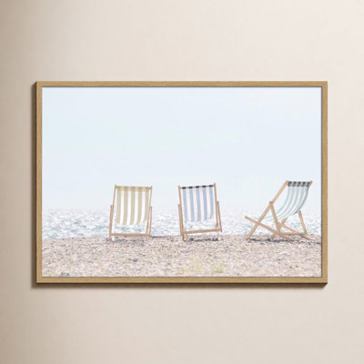 Adriatica "Beach Chairs" Print by Leah Straatsma