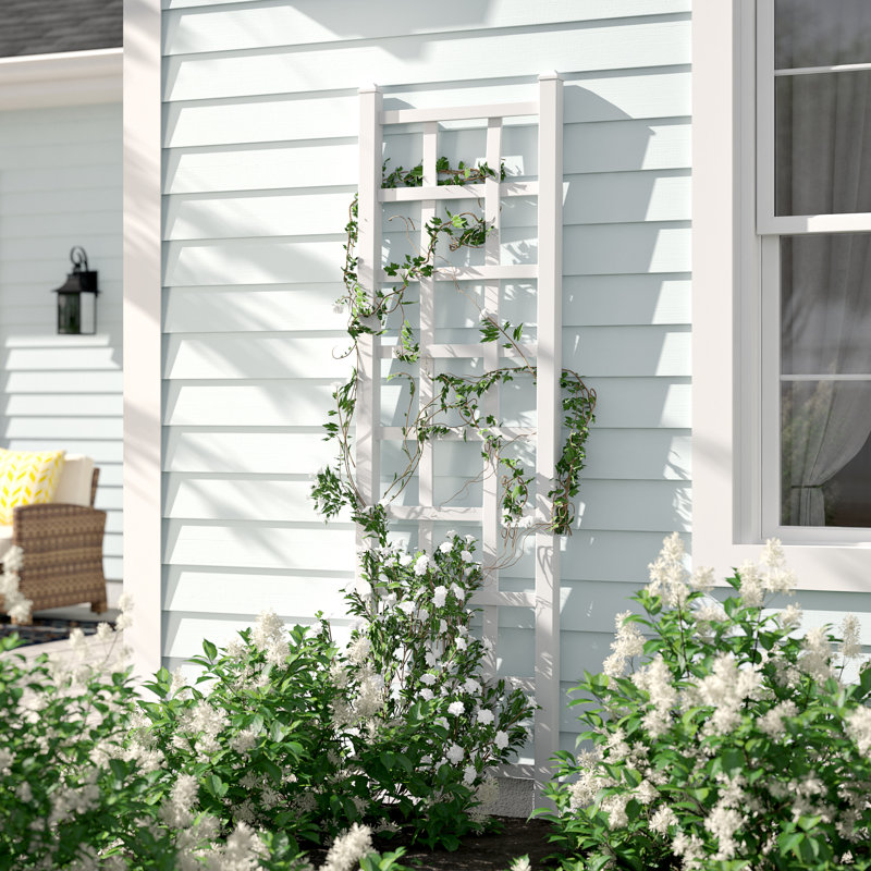 Reinke 75 in. H x 22 in. W Vinyl Lattice Panel Trellis, White