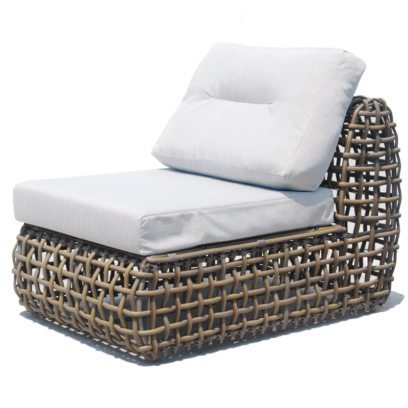 Dynasty Outdoor Lounge Chair, Kubu, Canvas Taupe Sunbrella® Canvas