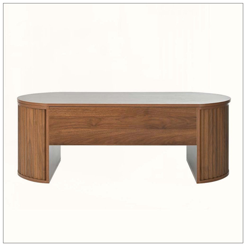 Table basse à plateau relevable 47,2 po, Brown