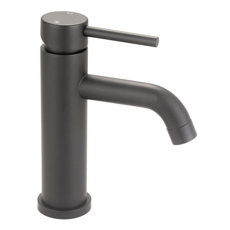 Banner Mounting / Installation Required Single-handle Bathroom Faucet with Drain Assembly, Matte Black