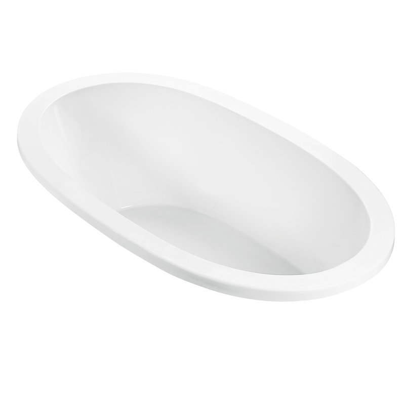 MTI Solutions 2 63" Air Bathtub, White, Undermount