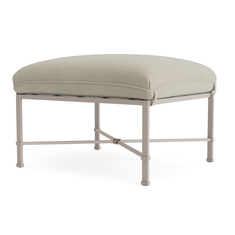 Venetian Outdoor Ottoman, Fushion Dove, Dove Smooth