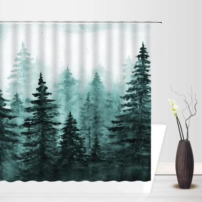 Rideau de douche Misty Forest