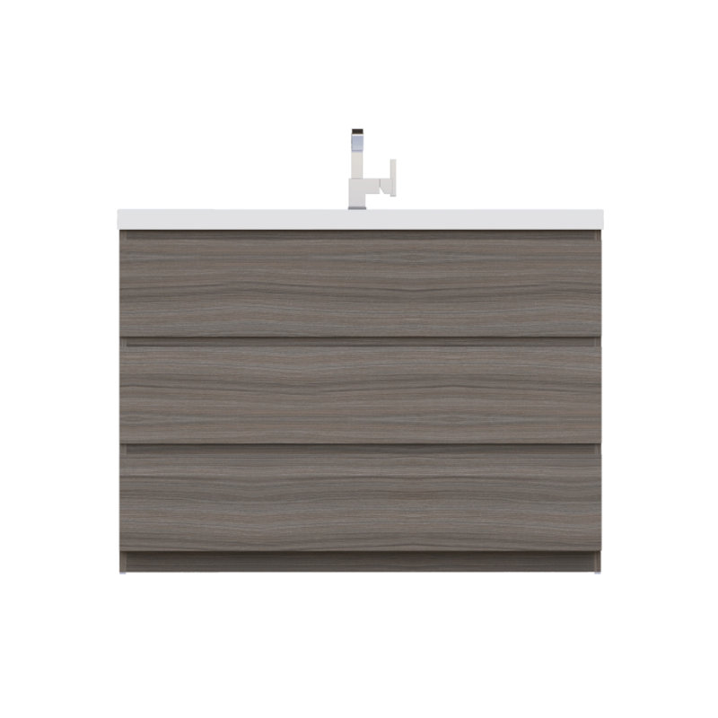 Ensemble de meuble-lavabo simple 48 po Arjina, Blanc