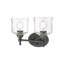 Ensemble de meuble-lavabo 2 lumières avec abat-jour en verre martelé Corder-96220955