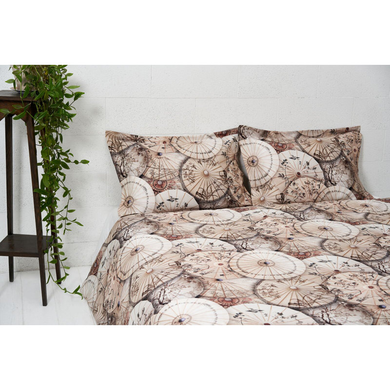 Zippy Abstract Duvet Cover Set with Pillowcases, 135 x 200cm Duvet Cover + 1 Pillowcase