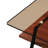 Shalia Rectangle Coffee Table with Meta Legs & MDF Storage Shelf-791344666-791344667