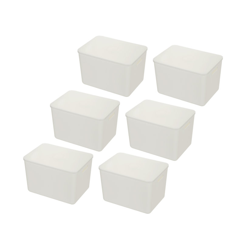 Bac en plastique, H 6,25 po x l 7,25 po x P 10,25 po, 6