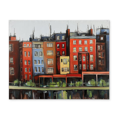 Boston Fall Colors Blue Bedroom Placemat | Polyester Home Decor