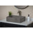 Eden Bath 14.75'' Gray Stone Rectangular Bathroom Sink