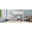 Lits peu encombrants avec rangement, lit mezzanine simple en bois, chambre à coucher moderne