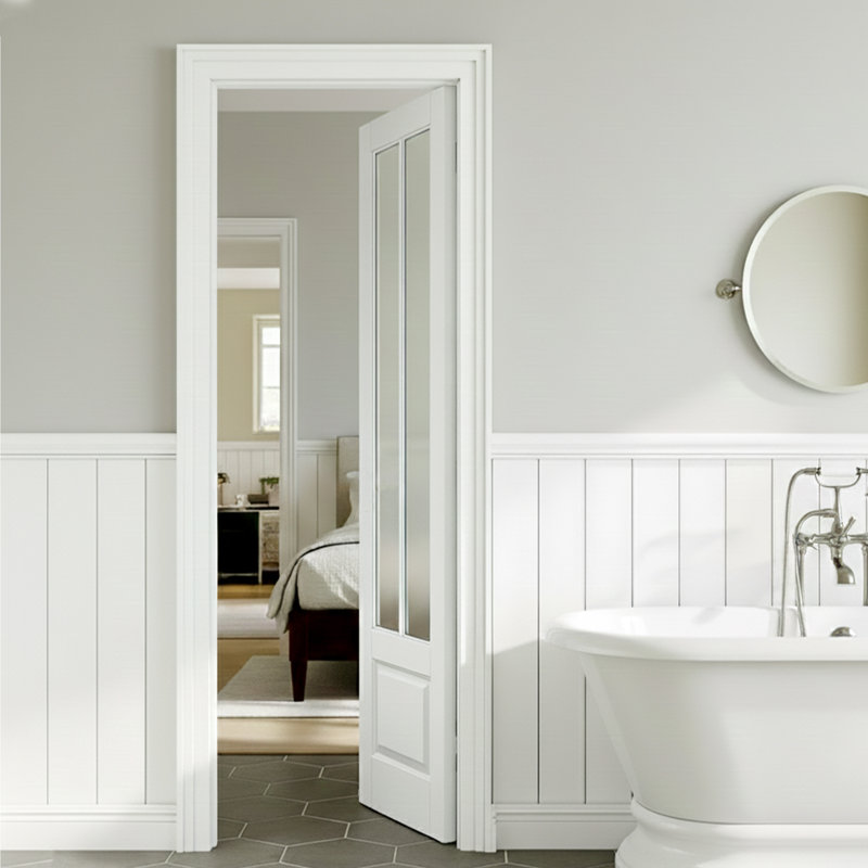 Porte intérieure pré-suspendue avec miroir 2 Lite , Oui