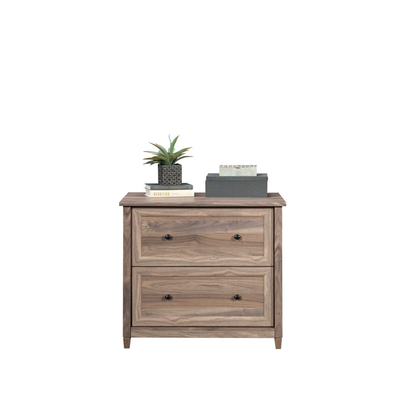 Classeur latéral en bois avec surface supérieure spacieuse, brun