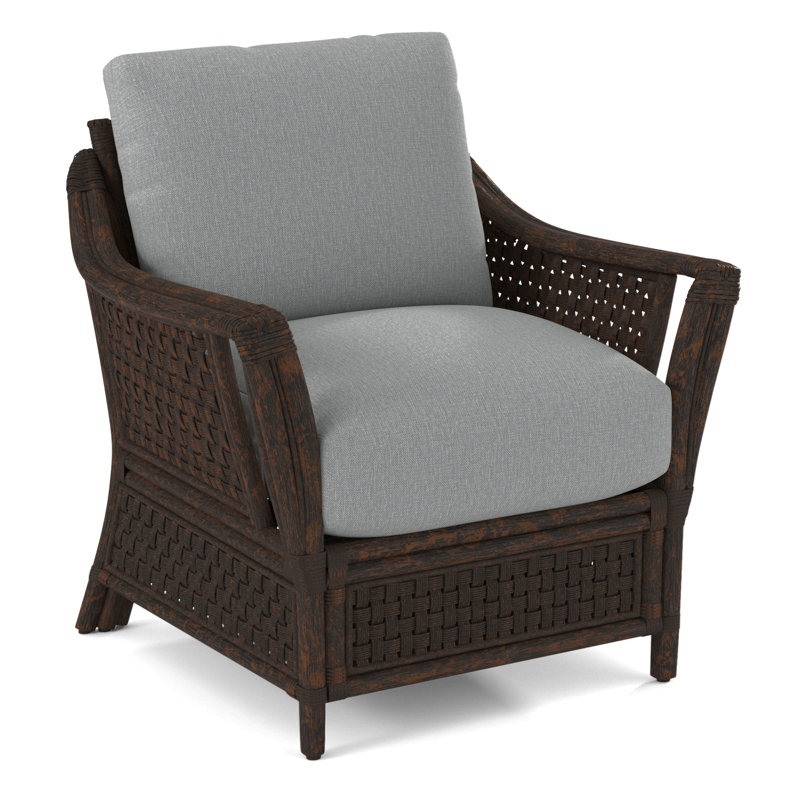 Boca Upholstered Armchair, Coffee, Vanilla Crypton Performance; 0822-91