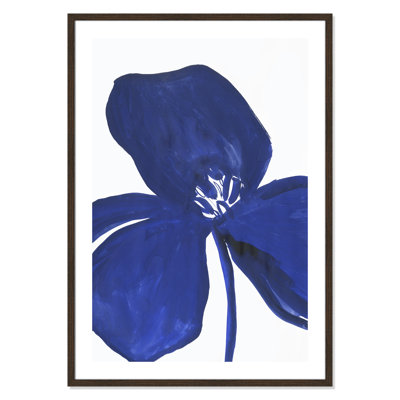 Clarisse "Indigo Petal II" Painting