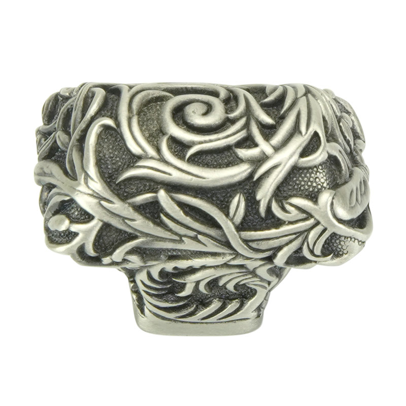 ELLINGTON RECTANGLE KNOB;, Antique Nickel