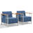 Cosme Outdoor Patio Chair With 10" Thickness Cushions-166298055-166298048