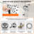 Single-Handle 9-Spray Wall Mount Handheld Shower Head Spray Shower Faucet 1.8 GPM In Polished Chrome (Valve Included)