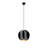 Elegant Adjustable Chandelier, Metal Body, 9.8 inches Diameter x 15.7 - 45.3 inches Height | Black Finish, E27 Socket (Max 40W) | Perfect for Dining Room, Living Room & Entryway, Stylish & Functional Lighting Solution-1011981314-1011981315