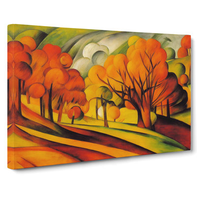 A Tremendous Autumn Forest - Wrapped Canvas