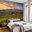 Murale auto-adhésive moderne pour la chambre à coucher Peel and Stick L 69 po x l 96 po avec imprimé printanier Vineyard Valley
