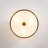 Modern 3-Light Semi-Flush Mount Ceiling Light with White Linen Drum Shade