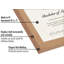 Cadre de cadre 8,5 x 11 avec bois composite et verre incassable de différentes couleurs-70630293