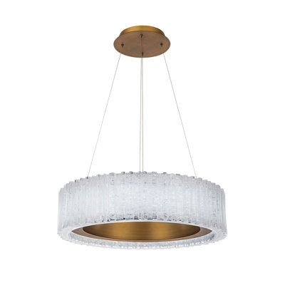 Lustre tambour unique à 1 lumière Rhiannon