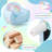 Kids Sofa with Breathable Spandex Fabric High-density Sponge Filling for Boys Girls Blue