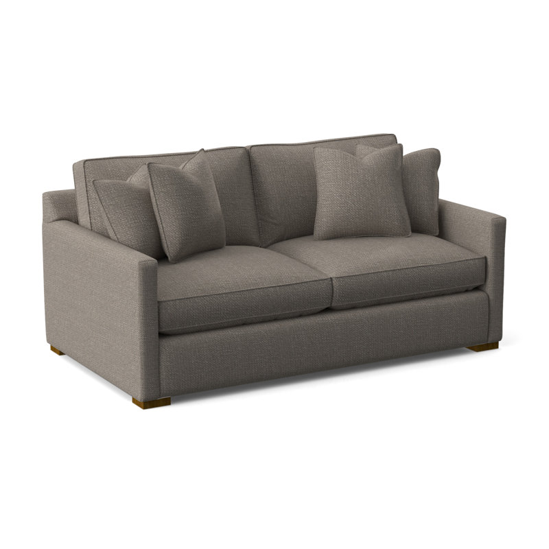 Bel-Air 79'' Upholstered Sofa, Stone Crypton Performance; 0884-83, Havana