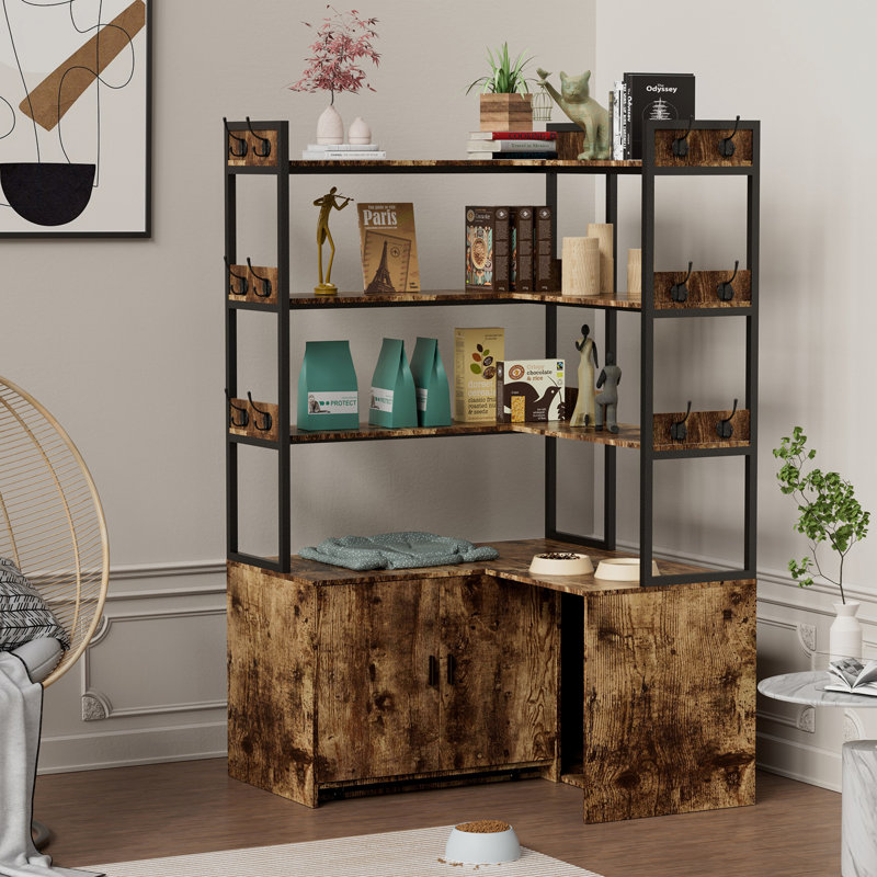 Dila Litter Box Enclosure, Brown