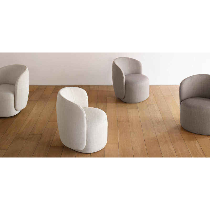 Taylor Swivel Barrel Chair, Main Line Flax 20 Wool