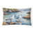 Gulls Scavenging Throw Pillow-112679641