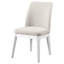 Ensemble de 2 chaises d'appoint Risa, dossier haut et pieds évasés Risa-109212856