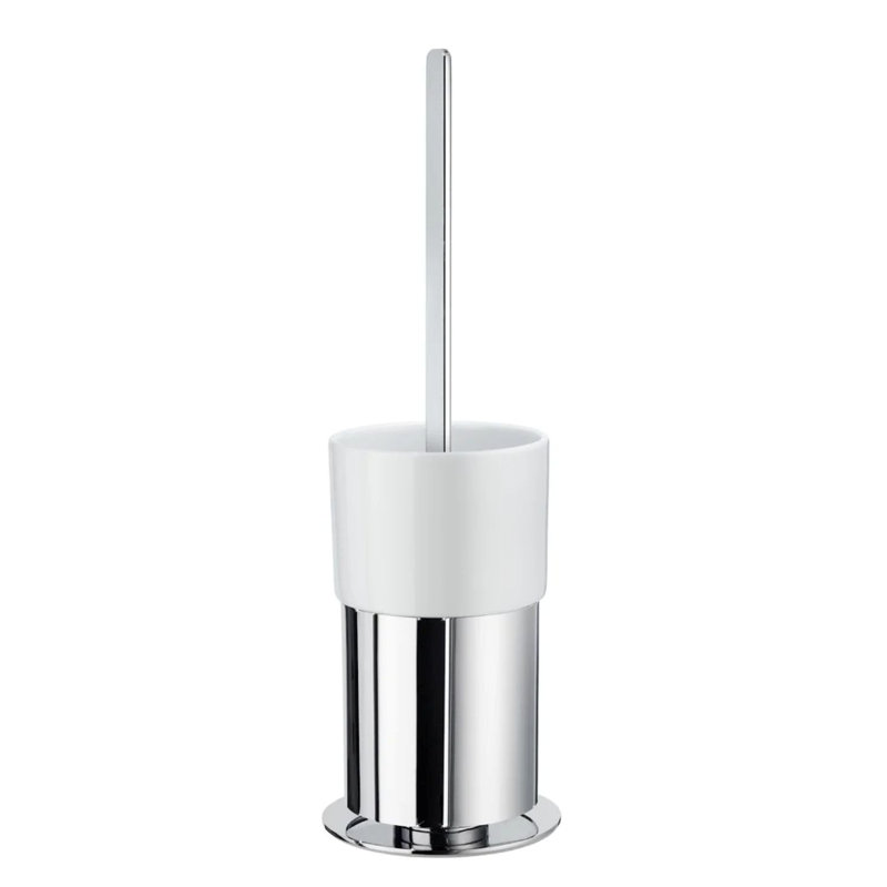 Porte-brosse de toilette 16 po Chiodo, Verre givré