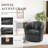 Leather Upholstered Swivel Barrel Chair—No Assembly Required-789525792