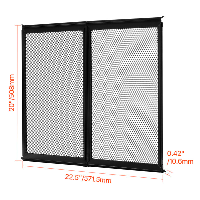 Protecteur de porte pour véhicule récréatif 22,5 po x 20 po, L 22,5 po x P 0,42 po x H 20 po
