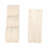 Madeleine Set Of Two 5" Tan Travertine Cloud Bookends