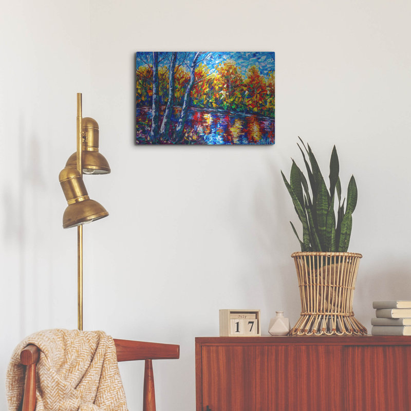 «Magical Dream Forest Reflection» par Lena Owens, H 16 po x l 24 po