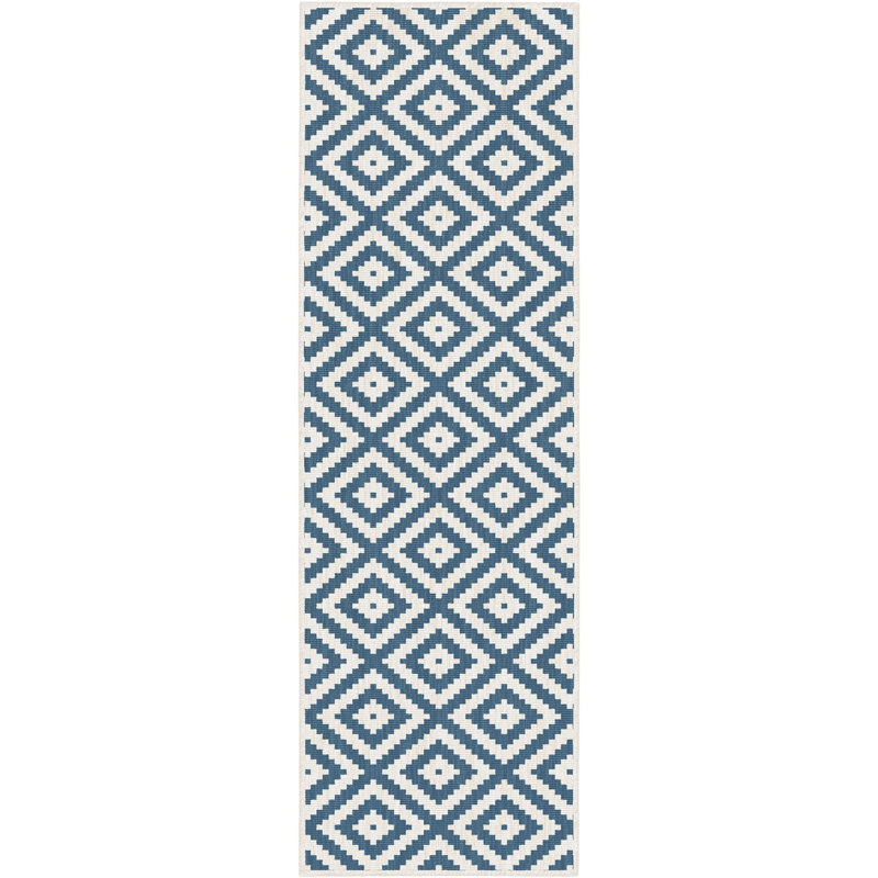 Runner Geometric Flatweave Area Rug, Runner 70 x 330 cm