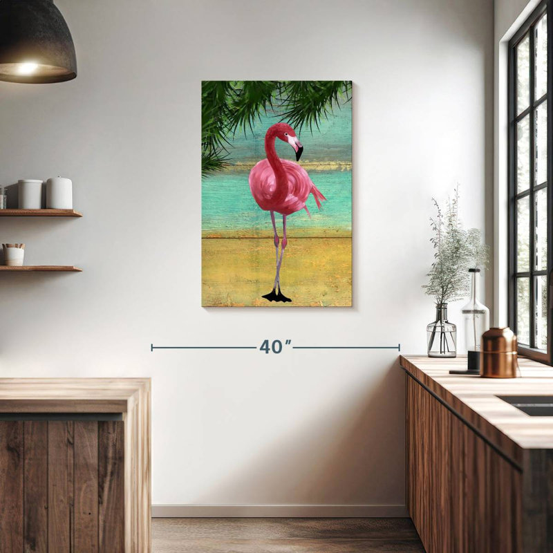 Brampt Flamingo Frame I, 36" H x 24" W