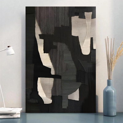 Toile tendue 24 po x 36 po Abstract
