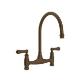 Georgian Era Bridge Kitchen Faucet Without Unions