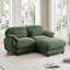 Canapé d'angle 2 places « Cloud Feel » avec pouf amovible-671851447